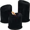 3Pcs 3 Sizes Velvet Ring Displays RDIS-WH0001-16-1