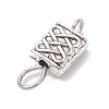 3Pcs 3 Styles Tibetan Style Alloy Links Connector Charms PALLOY-JF04435-5