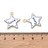 Printed Brass Pendants KK-CBA42CA-08G-08-3