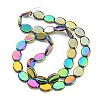Electroplate Glass Beads Strands EGLA-G037-05A-3