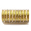 10 Rolls Round Copper Wire CWIR-C003-01D-G-1