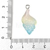 Ocean Theme Transparent Resin Pendants RESI-I351-03P-04-3