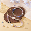 3 Colors 3 Strands Electroplate Glass Beads Strands EGLA-TA0013-51B-7
