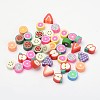 Mixed Fruit Theme Handmade Polymer Clay Beads CLAY-Q170-M-3