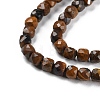 Natural Tiger Eye Beads Strands G-P500-02A-02-4