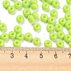 Imitation Jade Glass Seed Beads SEED-Z001-A-B02-4