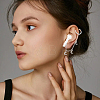 8Pcs 4 Styles Stainless Steel Cuff Earrings EJEW-BM0001-01-7