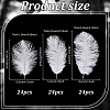 72Pcs 3 Styles Ostrich Feather Craft for Wedding Party Centerpieces Home Decoration DIY-GA0009-95-2