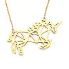 201 Stainless Steel Pendant Necklaces NJEW-T009-JN035-2-40-1