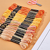 20 Skeins 4 Colors 6-Ply Polyester Embroidery Floss OCOR-CY0004-38B-8