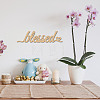 Laser Cut Unfinished Basswood Wall Decoration WOOD-WH0113-113-6