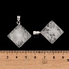 Natural Quartz Crystal Pendants G-H359-03P-01-3