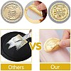 34 Sheets Self Adhesive Gold Foil Embossed Stickers DIY-WH0509-050-3