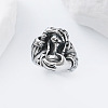 Vintage Punk 304 Stainless Steel Finger Rings YJ4863-3-3