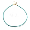 Braided Round Imitation Leather Bracelets Making BJEW-H610-01G-12-1