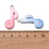 Opaque Resin Pendants RE-CBAEB26-01A-2