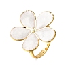 304 Stainless Steel Enamel Cuff Open Rings SA-CBA369F-04G-02-4
