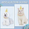 Cotton Cat Collar & Pet Hat Sets AJEW-WH20006-344B-5