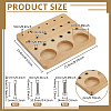 18-hole Wooden Nail Board DIY-WH0671-167-2