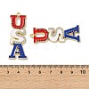Independence Day Alloy Enamel Pendants ENAM-I069-01G-06-3