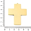 304 Stainless Steel Pendants STAS-V004-06G-02-3