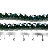Electroplate Transparent Glass Beads Strands EGLA-A035-T6mm-A10-4