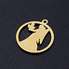 201 Stainless Steel Pendants STAS-S105-JN363-6-2