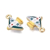 Printed Alloy Pendants PALLOY-Q465-02B-2