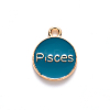 Alloy Enamel Pendants ENAM-S124-01B-05H-3