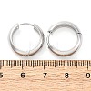 316 Surgical Stainless Steel Hoop Earrings for Women EJEW-G429-01B-P-5