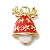 Christmas Theme Alloy Enamel Pendants ENAM-B025-01D-01G-1