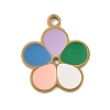 304 Stainless Steel Enamel Pendants LS-STAS-K312-07F-G-1