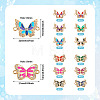 48Pcs 12 Styles Alloy Enamel Connector Charms ENAM-TA0001-59-11