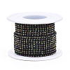 Electrophoresis Iron Rhinestone Strass Chains CHC-Q009-SS6.5-B10-3