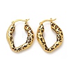 Brass Hoop Earrings EJEW-Q015-12A-G-2