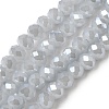 Electroplate Glass Beads Strands X-GLAA-K027-PL-A08-A-2