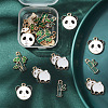 20Pcs 4 Style Alloy Enamel Pendants ENAM-YW0001-88-4