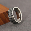 201 Stainless Steel Finger Rings for Men GF3329-10-1
