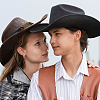 3Pcs 3 Style Imitation Leather Southwestern Cowboy Hat Belt FIND-FH0006-60-6