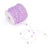 Acrylic Round Beaded Link Chains DIY-MB0007-001C-2