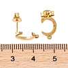 Ion Plating(IP) 304 Stainless Steel Stud Earrings FIND-Q103-01C-G-3