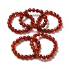 Natural Carnelian Stretch Bracelets X-B073-4-2