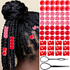 1Bag Plastic Hair Braiding Tool FIND-PA0001-61-1