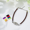 1Pc 304 Stainless Steel Perfume Diffuser Column Link Bracelets BJEW-FG0001-08C-4