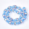 Handmade Silver Foil Glass Lampwork Beads X-LAMP-Q030-02I-2