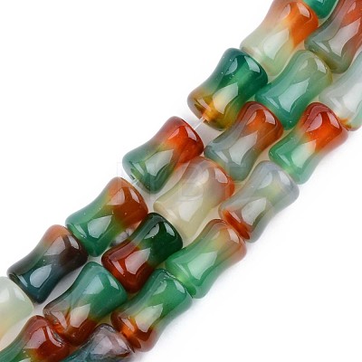 Natural Agate Beads Strands G-S359-123-1