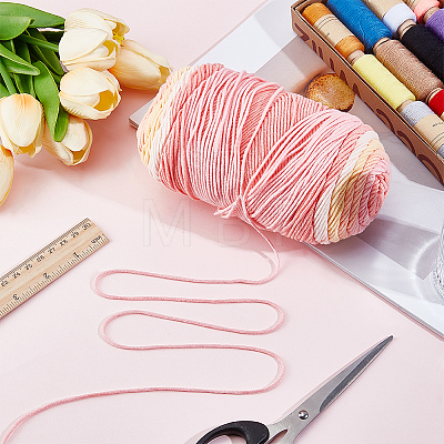 Cotton with Acrylic Fibers Knitting Yarn DIY-WH20055-121B-1