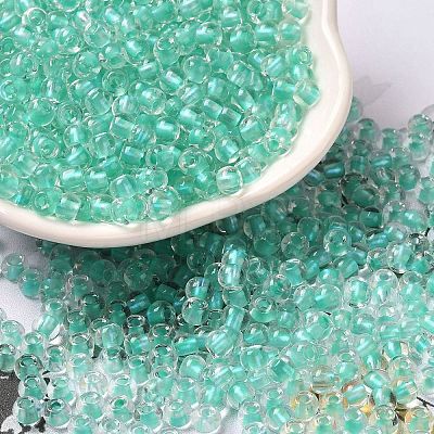 6/0 Transparent Colours Glass Seed Beads SEED-P006-01A-12-1