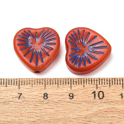 Handmade Lampwork Beads LA-CBAA1BE-03O-1