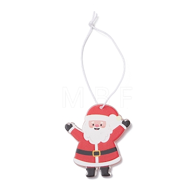 Santa Claus & Gnome Acrylic Pendants Decoration HJEW-JM02268-1